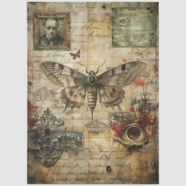 Design der Gothic Junk Journal-Serie 14 Seidenpapier