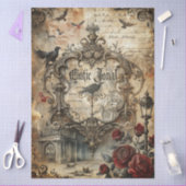 Design der Gothic Junk Journal-Serie 16 Seidenpapier (Basteln)