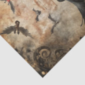 Design der Gothic Junk Journal-Serie 16 Seidenpapier (Ausschnitt)