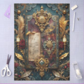Design der Gothic Junk Journal-Serie 17 Seidenpapier (Basteln)