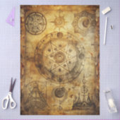 Design der Gothic Junk Journal-Serie 19 Seidenpapier (Basteln)