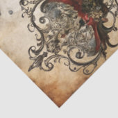 Design der Gothic Junk Journal-Serie 8 Seidenpapier (Ausschnitt)