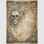 Design der Gothic Junk Journal-Serie 9 Seidenpapier (Vorderseite)