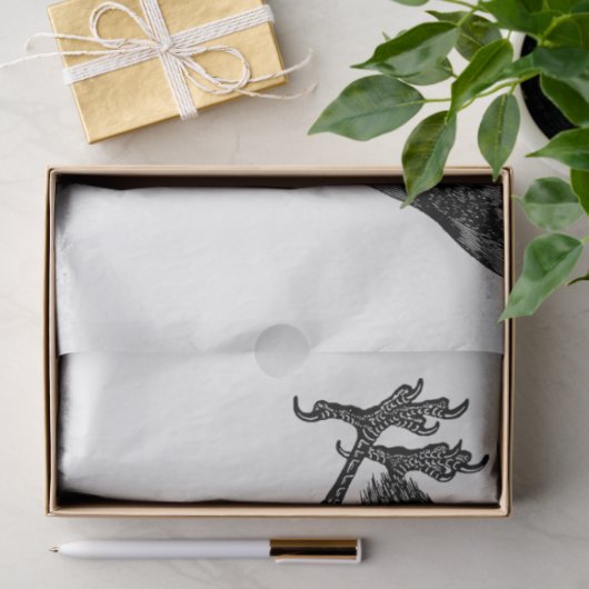 Design der Gothic-Verzauberungsreihe 2 Seidenpapier (Geschenk)