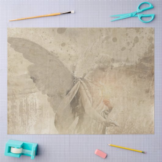 Design der gotischen Engel-Serie 10 Seidenpapier (Basteln)