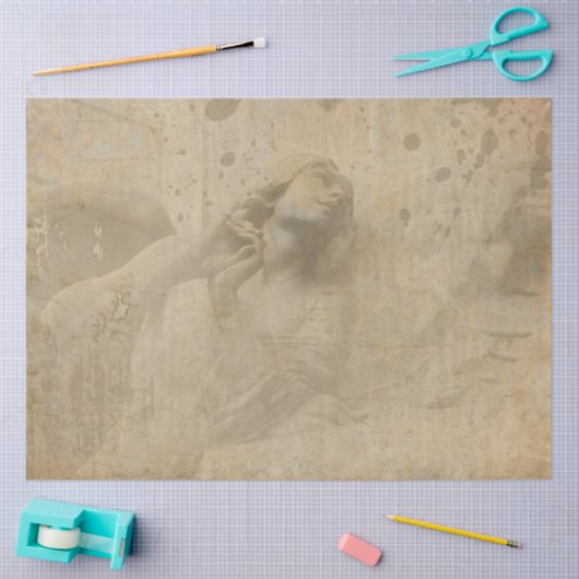 Design der gotischen Engel-Serie 4 Seidenpapier (Basteln)