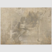 Design der gotischen Engel-Serie 6 Seidenpapier (Vorderseite)