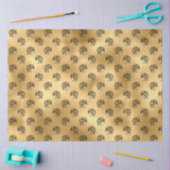 Design der gotischen Goldenen Serie 10 Seidenpapier (Basteln)