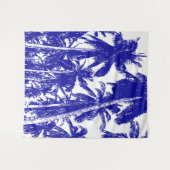 Design der grafischen Palmen Wandteppich (Vorderseite (Horizontal))