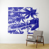 Design der grafischen Palmen Wandteppich (Beispiel (Horizontal))