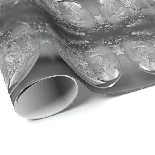 Design der Graueisblase Geschenkpapier (Rolleneckpunkt)