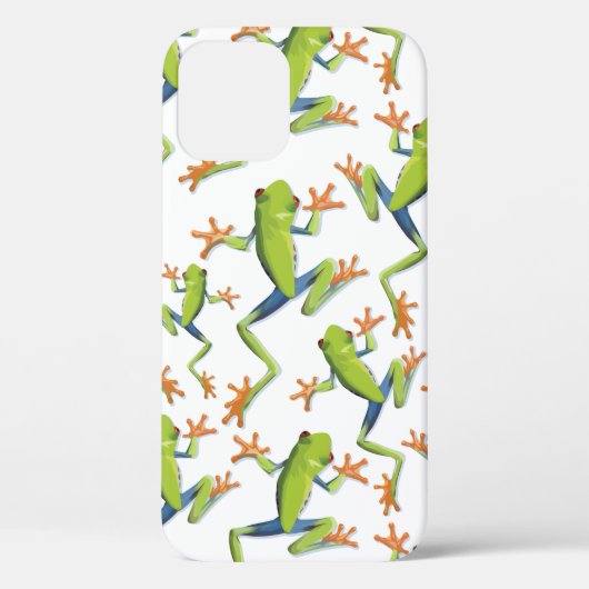 Design der Grünbaum-Frog-Muster Case-Mate iPhone Hülle (Rückseite)