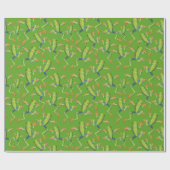 Design der Grünbaum-Frog-Muster Geschenkpapier (Flach)