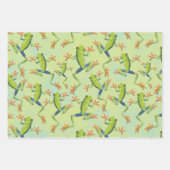 Design der Grünbaum-Frog-Muster Geschenkpapier Set (Vorderseite 3)