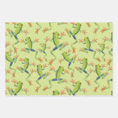Design der Grünbaum-Frog-Muster Geschenkpapier Set (Vorderseite)