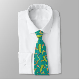 Design der Grünbaum-Frog-Muster Krawatte