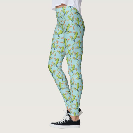 Design der Grünbaum-Frog-Muster Leggings (Links)