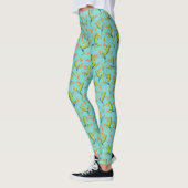 Design der Grünbaum-Frog-Muster Leggings (Links)