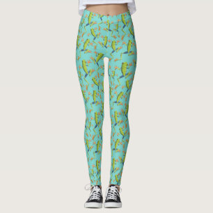 Design der Grünbaum-Frog-Muster Leggings