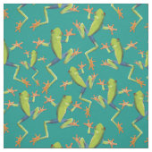 Design der Grünbaum-Frog-Muster Stoff (Muster)