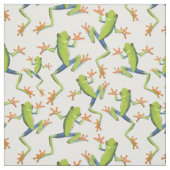 Design der Grünbaum-Frog-Muster Stoff (Muster)