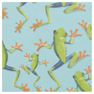 Design der Grünbaum-Frog-Muster Stoff