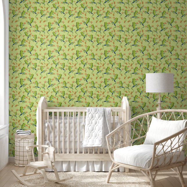 Design der Grünbaum-Frog-Muster Tapete (Kinder)