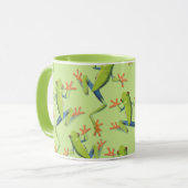 Design der Grünbaum-Frog-Muster Tasse (Vorderseite Links)