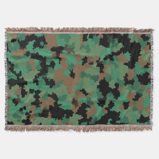 Design der grünen Armee Dschungel-Camouflage Decke (Vorderseite)