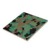 Design der grünen Armee Dschungel-Camouflage Fliese (Seite)
