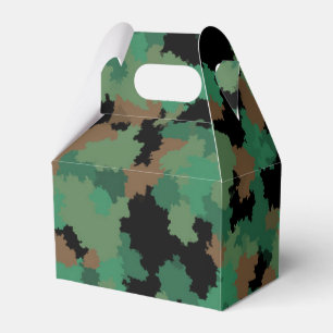 Design der grünen Armee Dschungel-Camouflage Geschenkschachtel