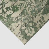 Design der grünen Papierreihe Ephemera 21 Seidenpapier (Detail)