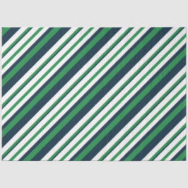 Design der grünen und marinen Nautikserie 3 Gewebe Seidenpapier