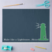 Design der grünen und maritimen Serie 9 Seidenpapier (Basteln)