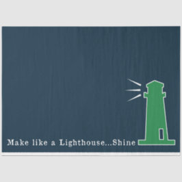 Design der grünen und maritimen Serie 9 Seidenpapier