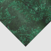 Design der grünen Velours-Serie 1 Seidenpapier (Ausschnitt)