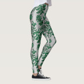Design der grünen Velours-Serie 5 Leggings (Rechts)