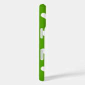 Design der grünen weißen Liebe Herzmuster Case-Mate iPhone Hülle (Rückseite / Rechts)