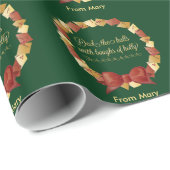 Design der Hallen-Texte Geschenkpapier (Rolleneckpunkt)