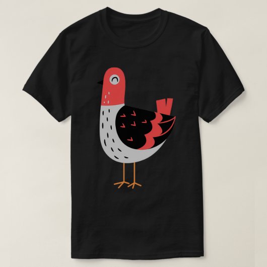Design der Heimtiertaube T-Shirt (Design vorne)