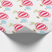 Design der Heißluftballons Geschenkpapier (Ecke)
