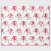 Design der Heißluftballons Geschenkpapier (Flach)