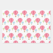 Design der Heißluftballons Geschenkpapier Set (Vorderseite 3)