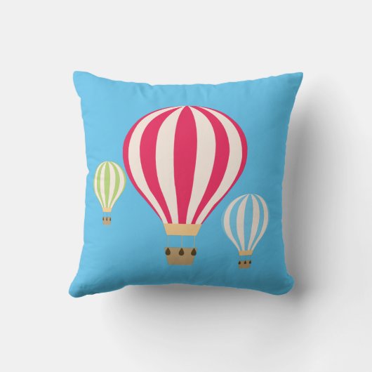 Design der Heißluftballons Kissen (Rückseite)