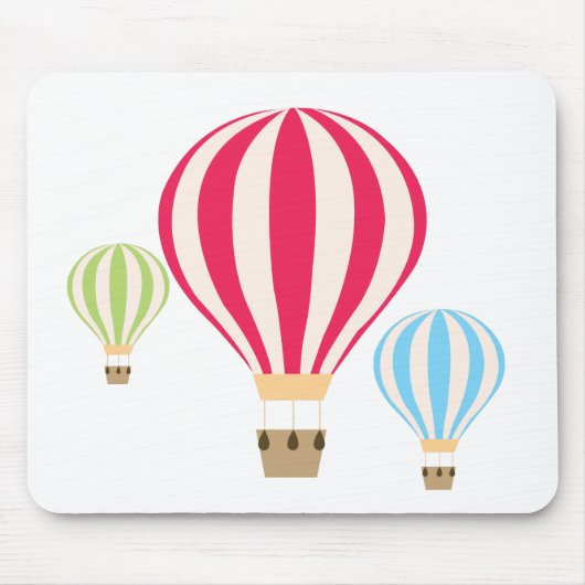 Design der Heißluftballons Mousepad (Vorne)