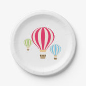 Design der Heißluftballons Pappteller (Vorderseite)