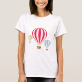 Design der Heißluftballons T-Shirt (Vorderseite)