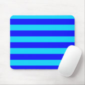 Design der hellblauen und dunkelblauen Streifen Mousepad (Mit Mouse)