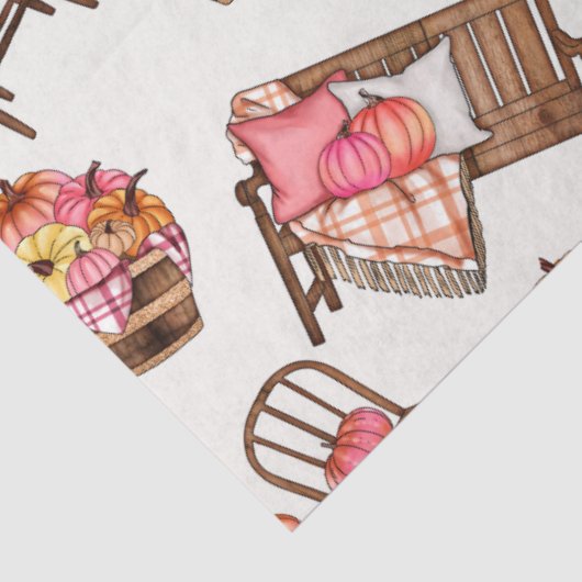 Design der Herbst-Erntedank-Serie 22 Seidenpapier (Ausschnitt)