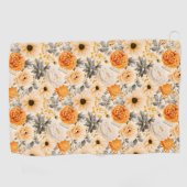 Design der Herbstflorreihe 1 Golfhandtuch (Horizontal)